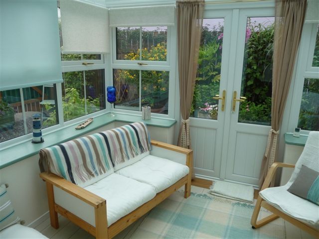 Completed conservatory, furnished