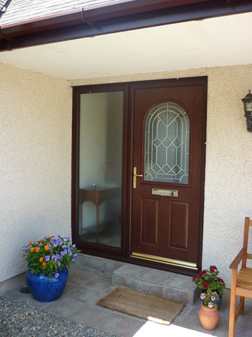 Rosewood composite door