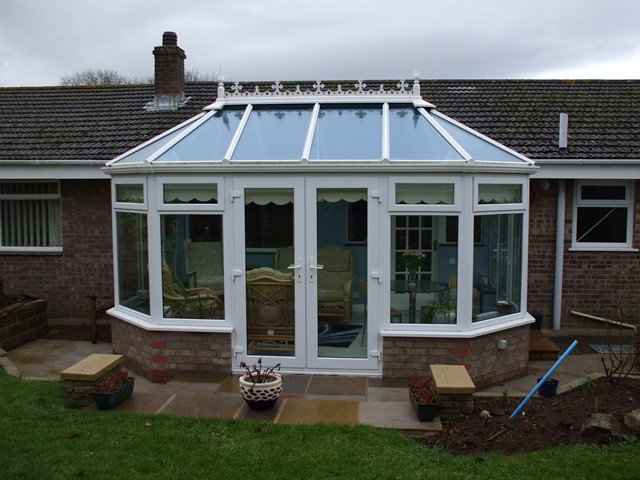 White Edwardian conservatory